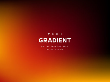 Abstract gradient background. Sunset beach or summer colors. Orange, black, yellow, red and blue colors. Vector.のイラスト素材