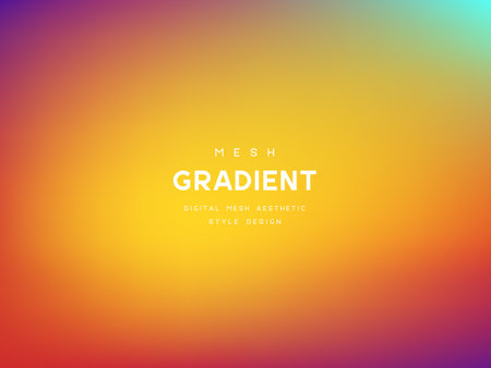 Abstract gradient background. Sunset beach or summer colors. Orange, purple, yellow, pink and blue colors. Vector.のイラスト素材