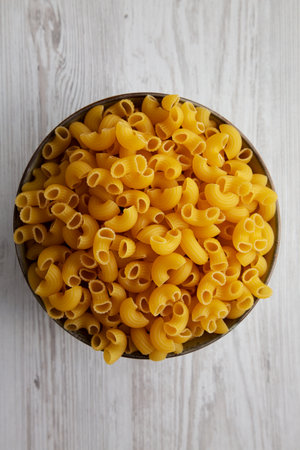 Raw Organic Dry Chifferi Rigati Pasta Ready to Cook