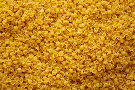 Homemade Pasta, top view. Flat lay, overhead, from above.
