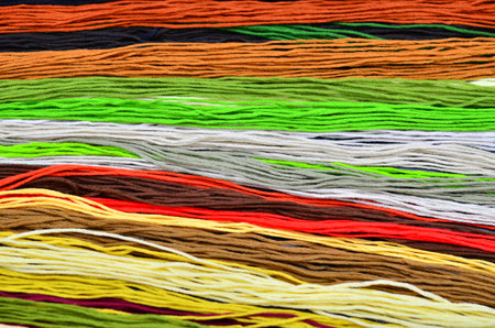 texture of cotton strings