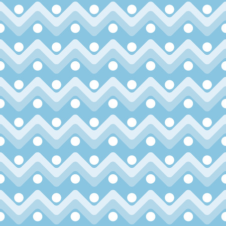 Wave Seamless Pattern.のイラスト素材