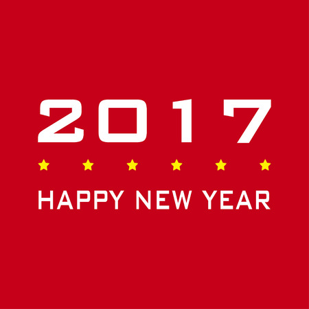 HAPPY NEW YEAR 2017 background.のイラスト素材