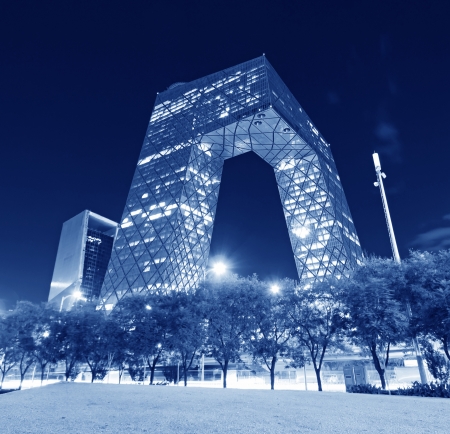 China CCTV office building in Beijing on September 13, 2012 のeditorial素材