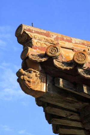 ZUNHUA - MAY 11  Ancient architecture scenery in the Eastern Royal Tombs of the Qing Dynasty on May 11, 2013, Zunhua, Hebei Province, china のeditorial素材