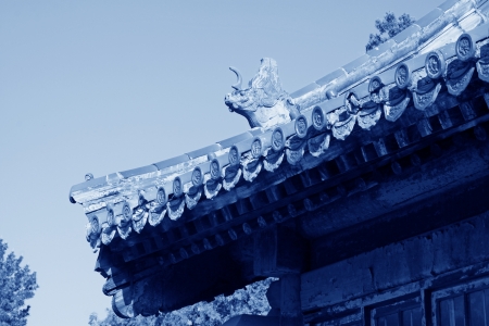 ZUNHUA - MAY 11  Ancient architecture scenery in Eastern Royal Tombs of the Qing Dynasty on May 11, 2013, Zunhua, Hebei Province, china のeditorial素材