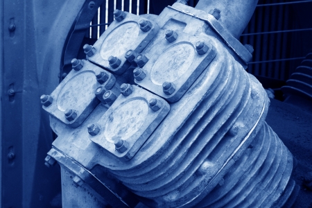 rusty abandoned engine components, closeup of photoの写真素材