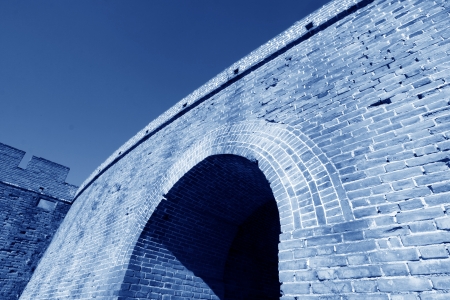 ancient walls in a scenic spot, north china   の写真素材