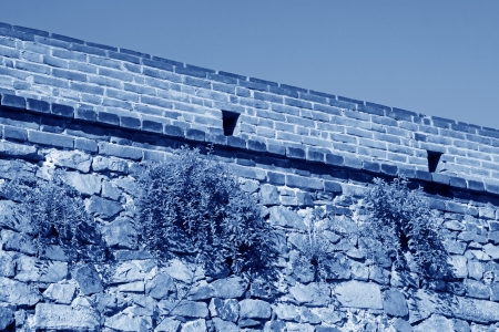 ancient walls in a scenic spot, north china   の写真素材