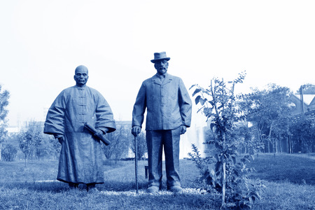 TANGSHAN - OCTOBER 18: The character sculpture in the kailuan national mine park on october 18, 2013, tangshan city, hebei province, China.
のeditorial素材