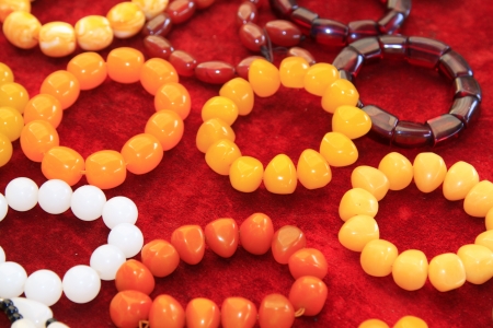 fine agate bracelet ornamentsの写真素材