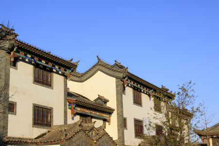 LUAN COUNTY - NOVEMBER 10: The antique buildings in the Luan county ancient city, November 10, 2013, Luan county, hebei 
province, China.のeditorial素材