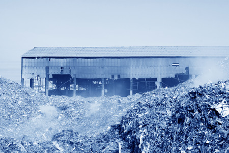 TANGSHAN - NOVEMBER 20: The industrial workshop and garbage after the fire, November 20, 2013, tangshan city, hebei province, China. 
のeditorial素材