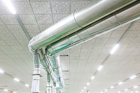 LUANNAN COUNTY - DECEMBER 20: The metal pipes in a production workshop, in the ZeAo spinning LTD., on December 20, 2013, Luannan county, hebei province, China. 
のeditorial素材