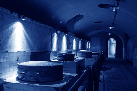 TANGSHAN - NOVEMBER 16: The kitchen range in the underground tunnel in the kailuan national mine...