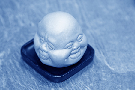 Ceramic figures in a shop, chinaの写真素材