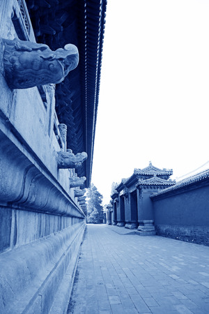 BEIJING - DECEMBER 22: The internal landscape architecture in the wall of Imperial Ancestral Temple, December 22, 2013, Beijing, China. 
のeditorial素材