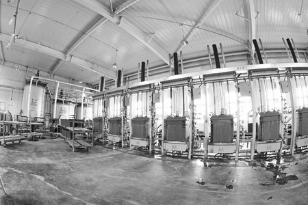 LUANNAN COUNTY - JANUARY 5: The molding workshop machinery and equipment in a warehouse, in the ZhongTong Ceramics Co., Ltd. January 5, 2014, Luannan county, Hebei Province, China.
 のeditorial素材