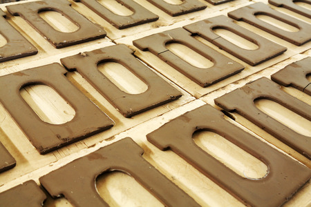 The clay parts on the production line, in the Luannan county, Hebei Province, China.
 の写真素材