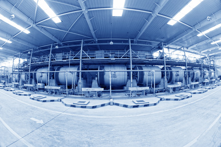 LUANNAN COUNTY - JANUARY 5: The machinery and equipment in the making mud workshop, in the ZhongTong Ceramics Co., Ltd. January 5, 2014, Luannan county, Hebei Province, China.
のeditorial素材