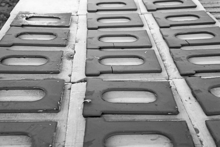 LUANNAN COUNTY - JANUARY 5: The clay parts on the production line, in the ZhongTong Ceramics Co., Ltd. January 5, 2014, Luannan county, Hebei Province, China.
 のeditorial素材