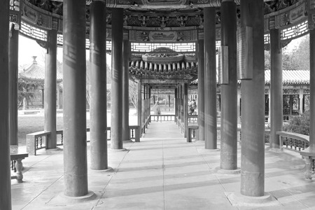 BEIJING - JANUARY 17: The Wan Shou Pavilion building scenery in the temple of heaven park, on January 17, 2014, Beijing, China. 
のeditorial素材