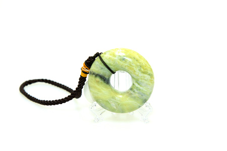 Chinese traditional arts and crafts, jade crafts, closeup of photoの写真素材