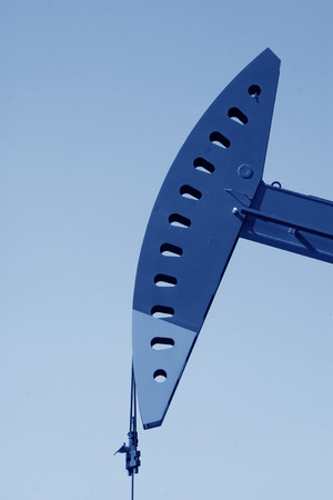CAOFEIDIAN - MAY 2: crank balanced beam pumping unit in the JiDong oilfield, on may 2, 2014, caofeidian, hebei province, China. 
のeditorial素材