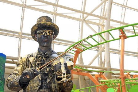 TIANJIN - MAY 17: Character sculpture indoors, Happy Valley, on May 17, 2014, Tianjin, China. のeditorial素材