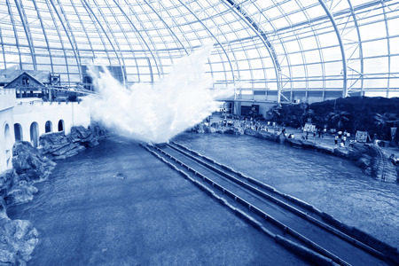 TIANJIN - MAY 17: indoor landscape architecture, Happy Valley, on May 17, 2014, Tianjin, China. 
のeditorial素材