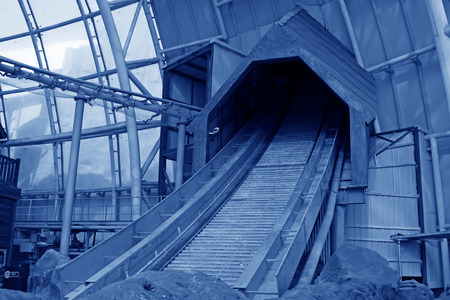 TIANJIN - MAY 17: Indoor landscape architecture, Happy Valley, on May 17, 2014, Tianjin, China. のeditorial素材