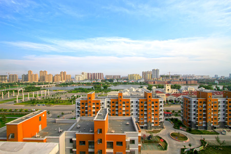 LUANNAN COUNTY - JULY 14: Urban construction scenery, on july 14, 2014, Luannan county, Hebei Province, China
のeditorial素材