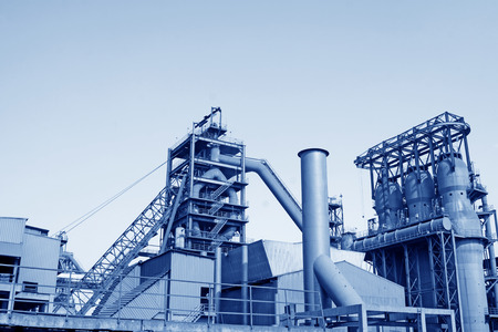 blast furnace in the steel mills, closeup of photoのeditorial素材