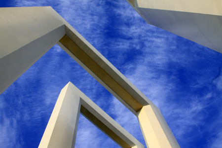 TANGSHAN - JULY 21: white building in the park, on July 21, 2014, Tangshan city, Hebei Province, China
のeditorial素材