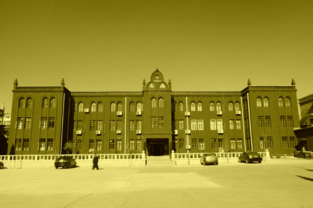 TANGSHAN - NOVEMBER 4: The tangshan Catholic parishes in hebei province, tangshan Catholic patriotic association, November 4, 2013, tangshan city, hebei province, China.のeditorial素材