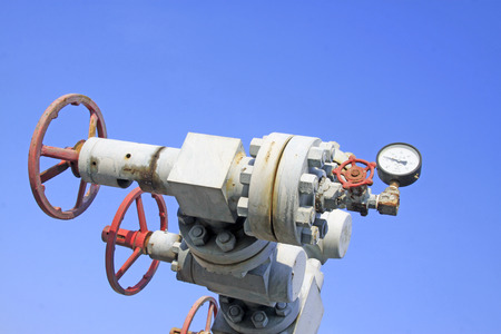 Oil piping components, closeup of photoのeditorial素材