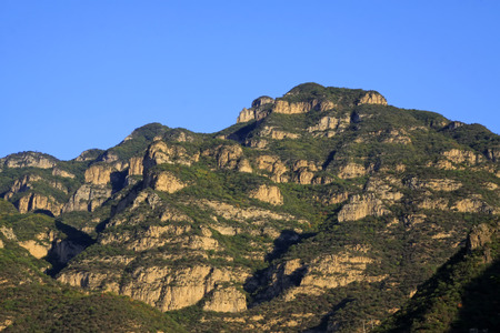 Beijing lingshan mountains scenery, Chinaの写真素材