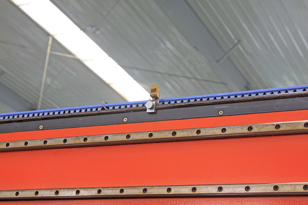 CNC machine orbit, closeup photoのeditorial素材