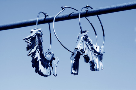 key under the blue skyのeditorial素材