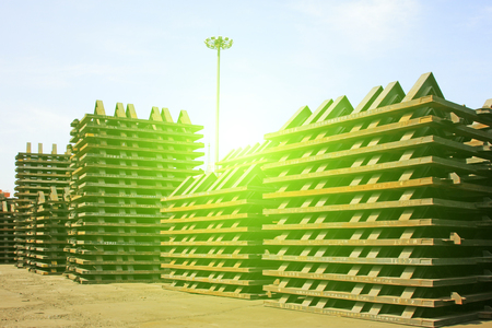 Piles of steel components のeditorial素材