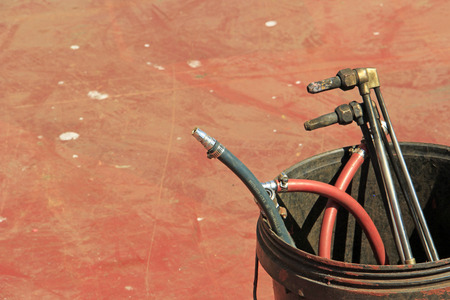 arc welding machine, closeup of photo