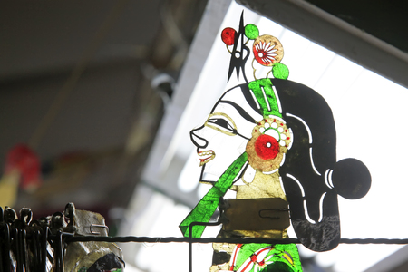 Chinese shadow play props?closeup of photoの写真素材