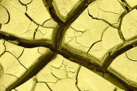 dry land in the wild, closeup of photo, north chinaの写真素材