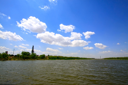 Water park natural scenery, Luannan County, Hebei Province, Chinaの写真素材