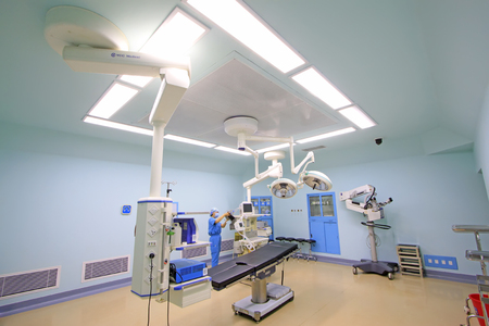 medical equipment in the operating room, closeup of photoのeditorial素材