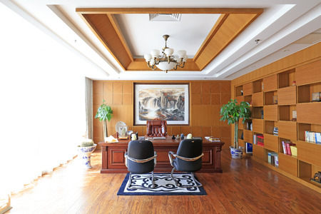 company manager's office, closeup of photoのeditorial素材