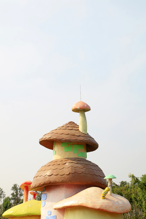 mushroom shape buildingのeditorial素材