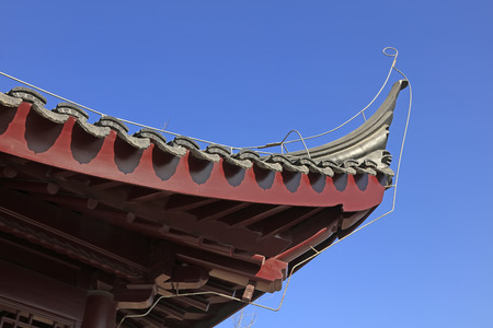 Traditional Chinese style pavilion Angle eaves