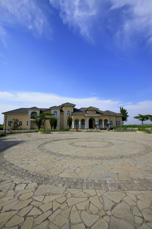 Hebei caofeidian golf villa scenery, Chinaのeditorial素材