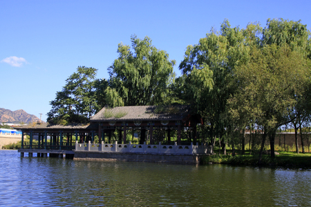 First Pass Under Heaven scenery, Chinaの写真素材